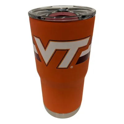 Vt | Virginia Tech Gametime Sidekicks Oz.Striped Tumbler | Alumni Hall