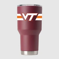 Virginia Tech Gametime Sidekicks 30 Oz Striped Tumbler