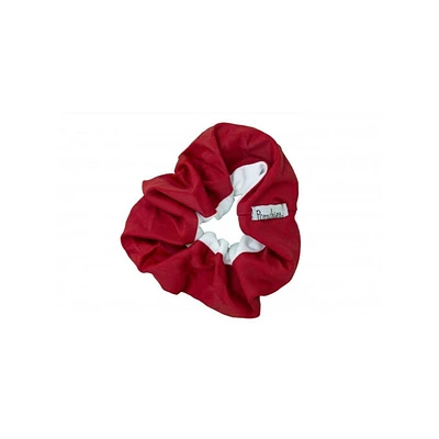 Pomchies Crimson and White Hair Scrunchie