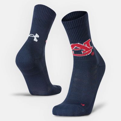 Aub | Auburn Under Armour Unrivaled Crew Socks Alumni Hall