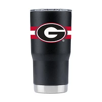 Georgia Gametime Sidekick 20oz Striped Tumbler With Lid