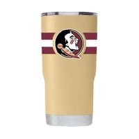 Florida State Gametime Sidekick 20oz Striped Tumbler With Lid