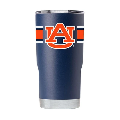 Auburn Gametime Sidekick 20oz Striped Tumbler With Lid