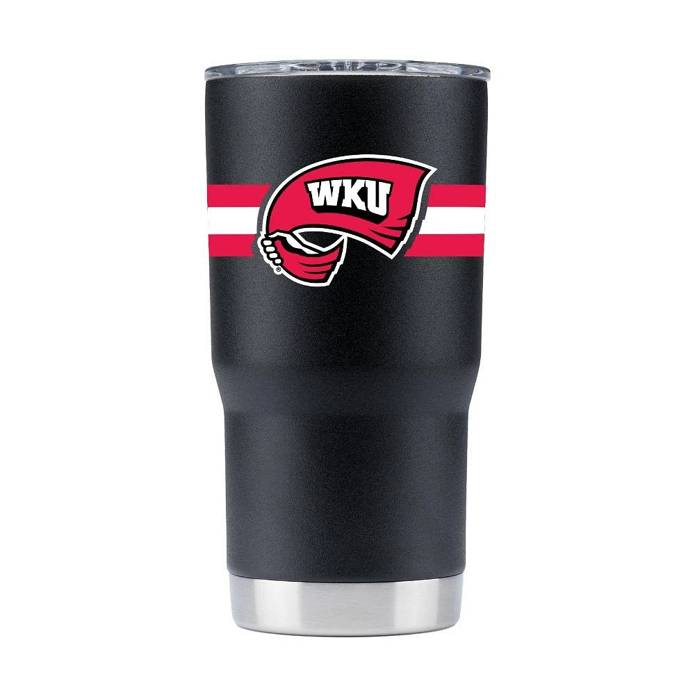 Western Kentucky Gametime Sidekick Oz Striped Tumbler With Lid