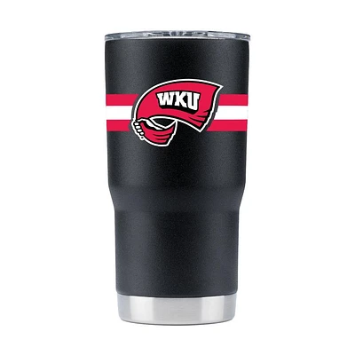 Western Kentucky Gametime Sidekick Oz Striped Tumbler With Lid