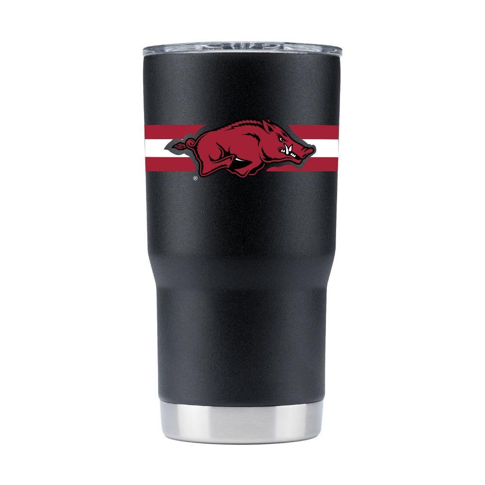  Hogs | Arkansas Gametime Sidekick 20oz Striped Tumbler With Lid | Alumni Hall