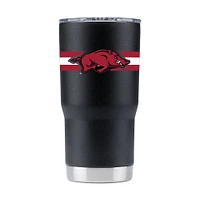 Arkansas Gametime Sidekick Oz Striped Tumbler With Lid