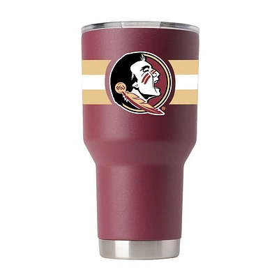 Florida State Gametime Sidekick 30oz Striped Tumbler With Lid