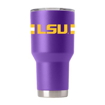 Lsu | Lsu Gametime Sidekick 30oz Striped Tumbler With Lid | Alumni Hall