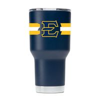 ETSU Gametime Sidekick 30 Oz Striped Tumbler With Lid