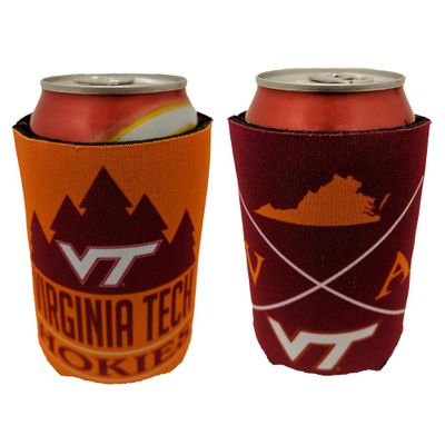  Vt | Virginia Tech 2 Sided Can Cooler | Alumni Hall