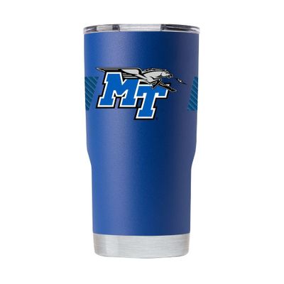  Mtsu | Mtsu Gametime Sidekick 20oz Striped Tumbler With Lid | Alumni Hall