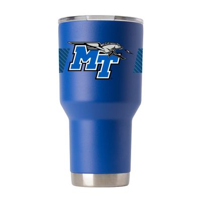  Mtsu | Mtsu Gametime Sidekick 30oz Striped Tumbler With Lid | Alumni Hall