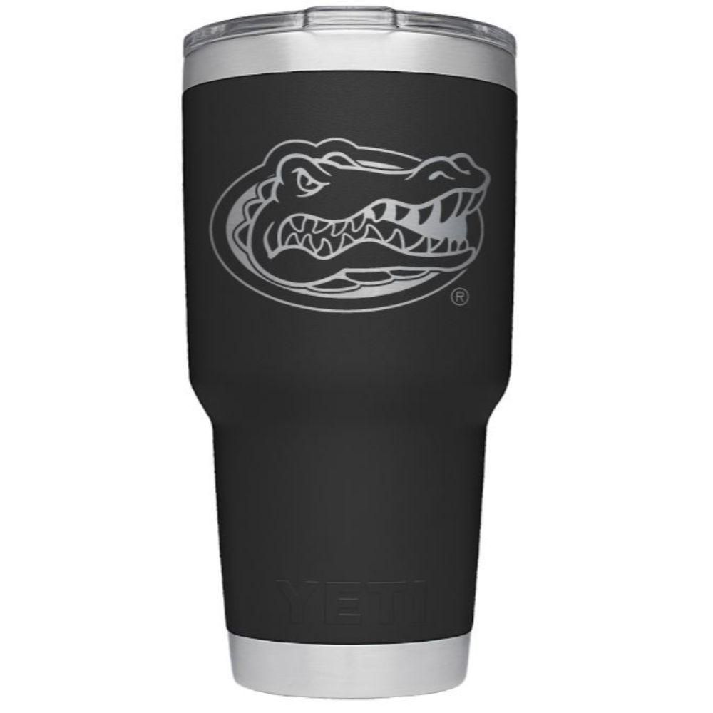 Vols, Tennessee Yeti 30oz Black Powder Coated Rambler