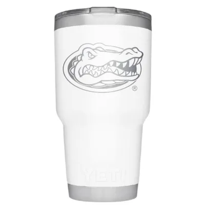  Gators | Florida Yeti 30oz White Powder Coated Rambler | Alumni Hall