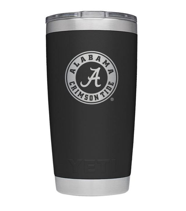 Alumni Hall Aub, Auburn Yeti Powder Coated Navy 20oz Tumbler, Alumni Hall