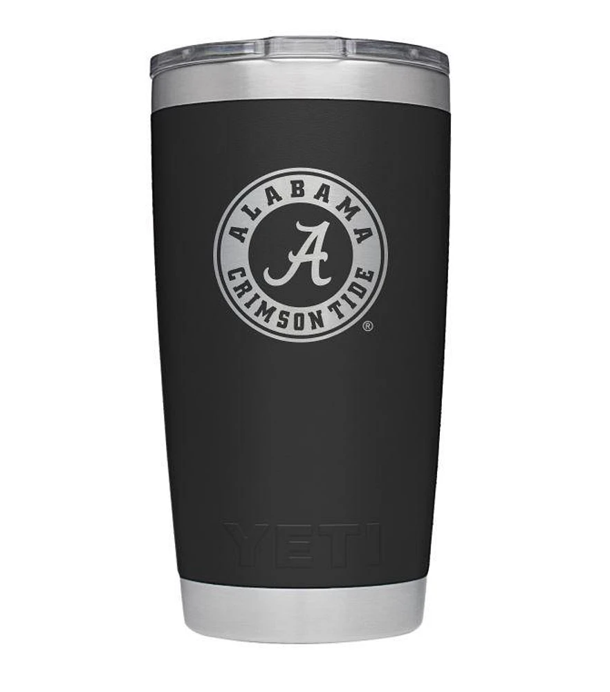 Alabama Yeti 20oz Black Powder Coated Rambler