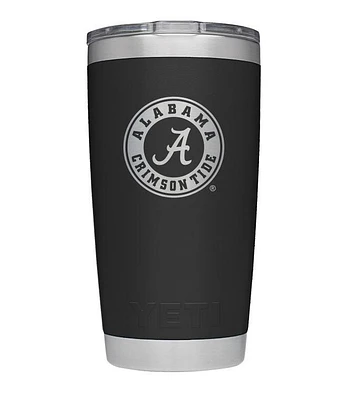 Alabama Yeti 20oz Black Powder Coated Rambler