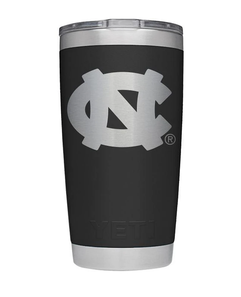 UNC Yeti 20oz Powder Coated Rambler