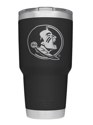  Fsu | Florida State Yeti 30oz Black Powder Coated Rambler | Alumni Hall