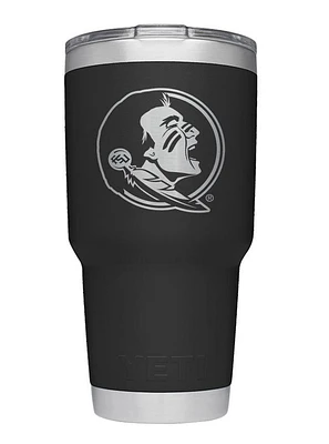 Florida State Yeti 30oz Black Powder Coated Rambler