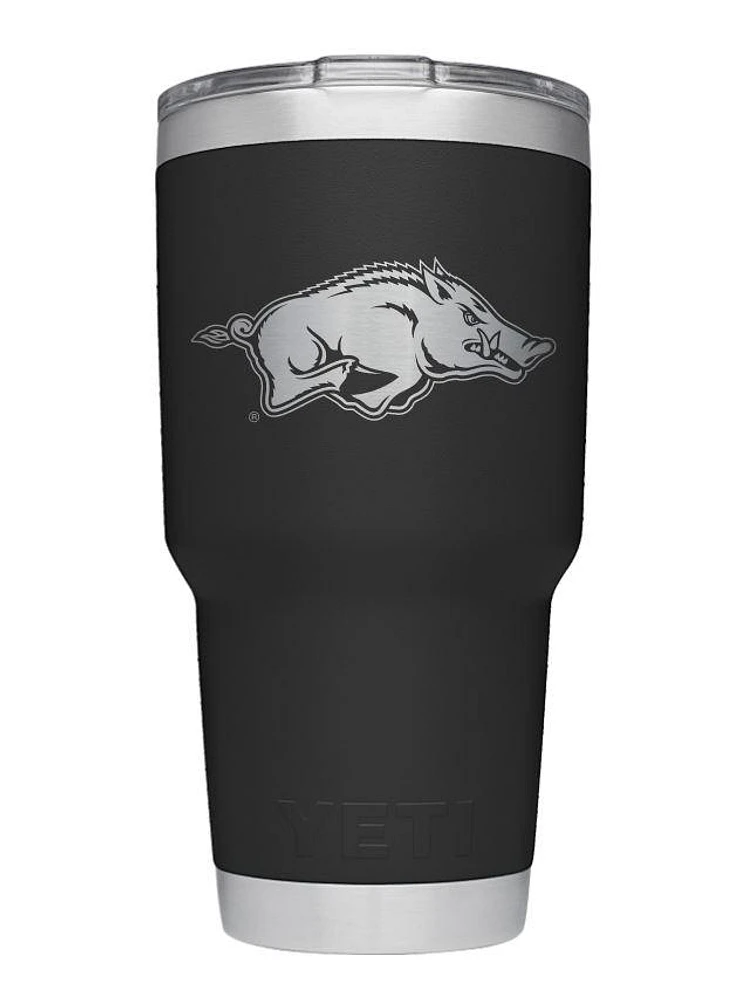 Arkansas Yeti 30oz Black Powder Coated Rambler