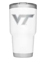  Hokies | Virginia Tech Yeti 30oz White Powder Coated Rambler | Alumni Hall