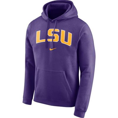 Lsu | Nike Fleece Club Pullover Hoodie Alumni Hall