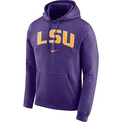 LSU Nike Fleece Club Pullover Hoodie