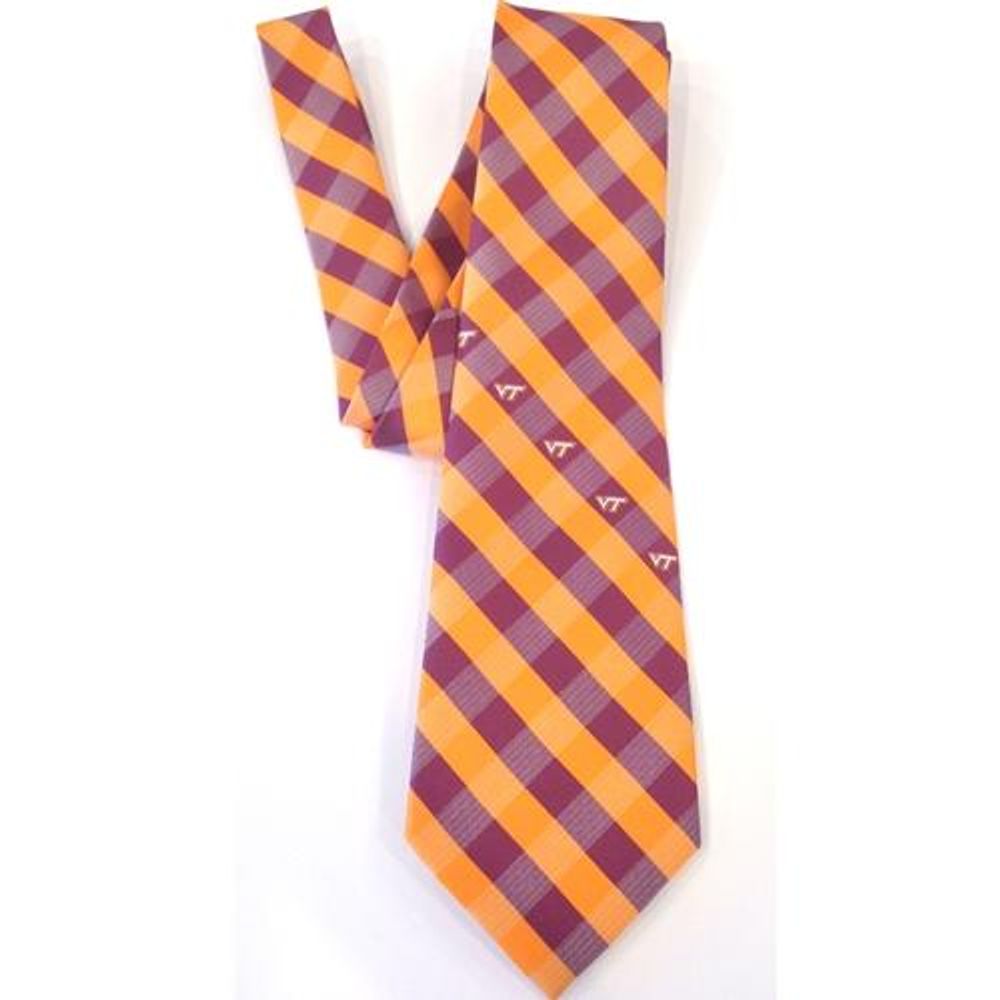  Virginia Tech Check Tie