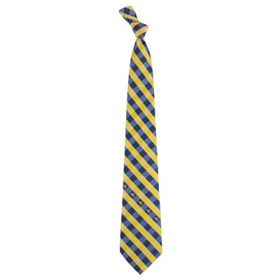 West Virginia Eagles Wings Check Tie