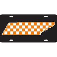 Tennessee Reflective Checkerboard State License Plate