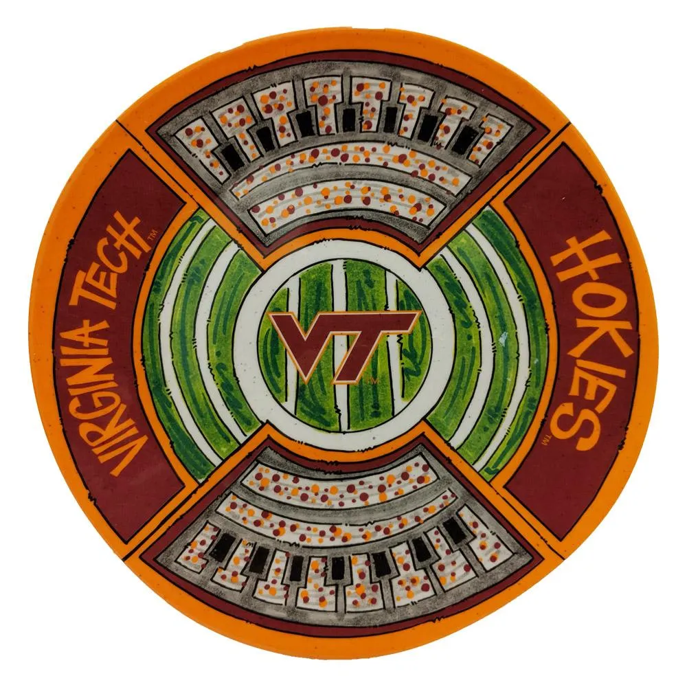  Vt | Virginia Tech Magnolia Lane Melamine Stadium Platter | Alumni Hall