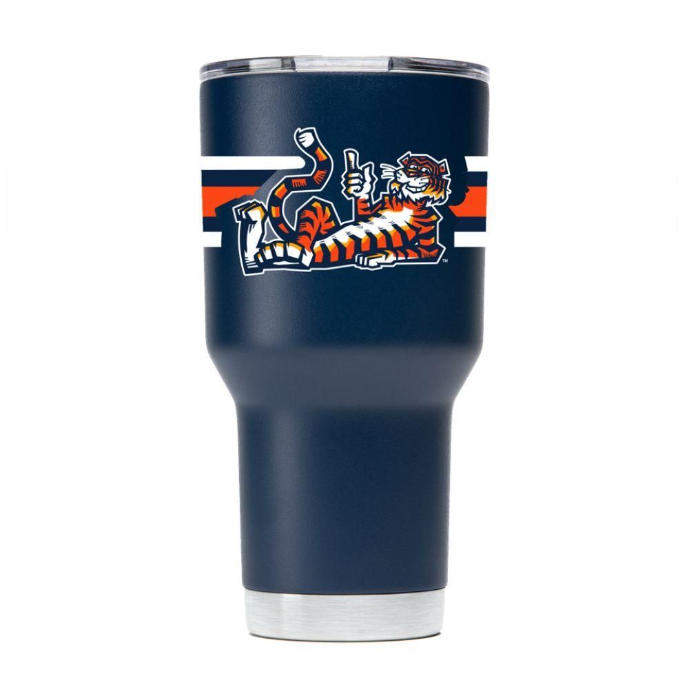  Aub | Auburn Gametime Vault Original Aubie Stripe 30oz Tumbler W Lid | Alumni Hall