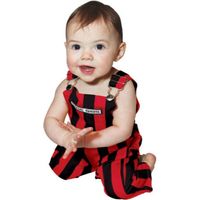 Dawgs | Georgia Game Bibs Infant Striped Overalls Alumni Hall