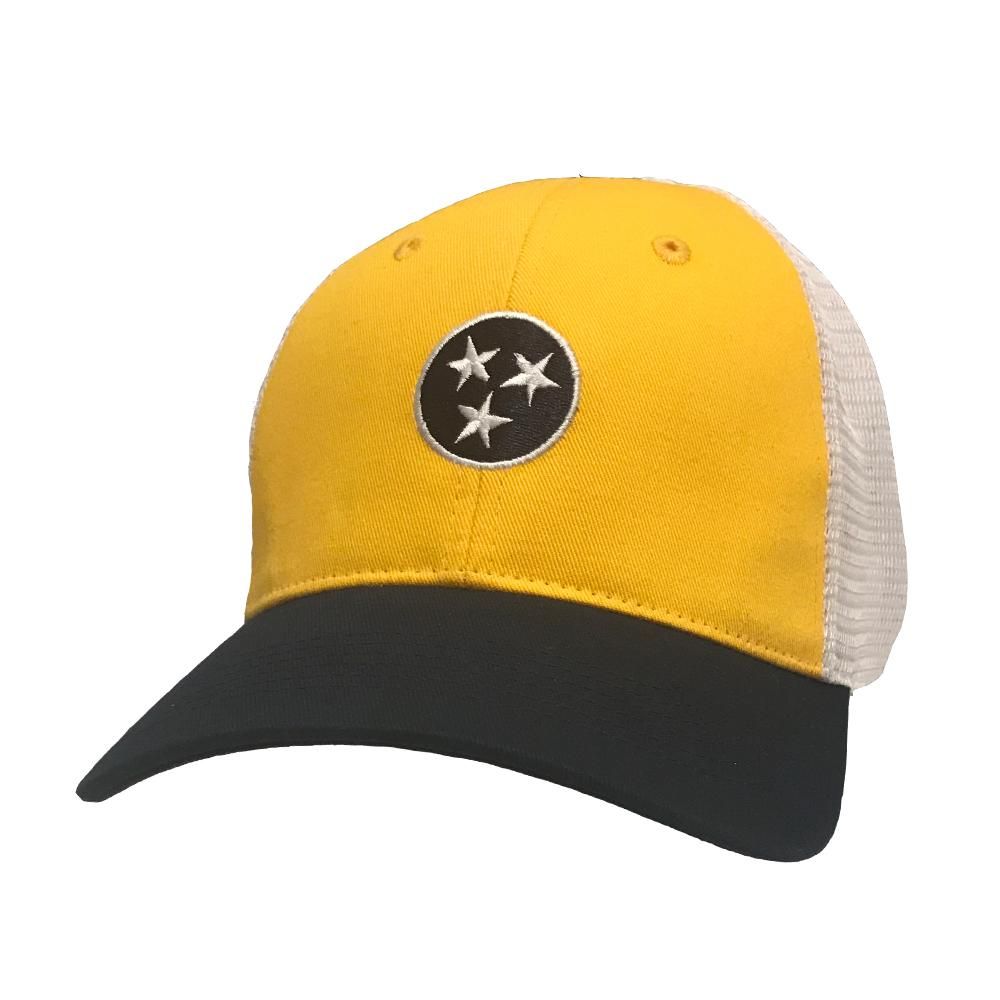  Ah | Tennessee Volunteer Traditions Three Tone Tri- Star Promesh Hat | Alumni Hall