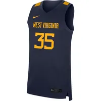 Wvu | West Virginia Nike Replica Road Basketball Jersey Alumni Hall