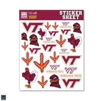  Vt | Virginia Tech Sticker Sheet | Alumni Hall