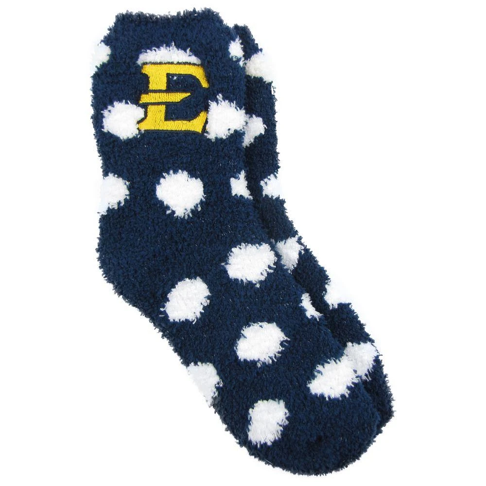 ETSU ZooZatz Fuzzy Dot Socks