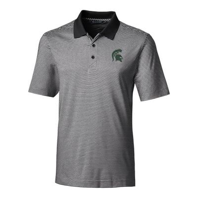 Spartans | Michigan State Cutter & Amp ; Buck Big And Tall Forge Stripe Polo Alumni Hall