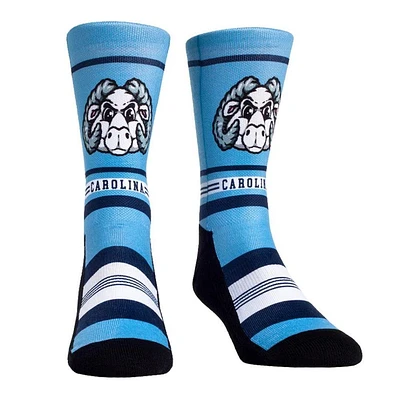 UNC Rock 'Em Mascot Single Face Socks