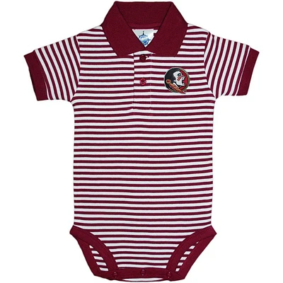 Florida State Infant Striped Polo Bodysuit