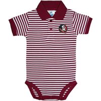 Seminoles | Fsu Infant Striped Polo Onesie Alumni Hall