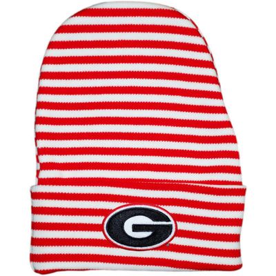  Dawgs | Georgia Infant Striped Knit Cap | Alumni Hall