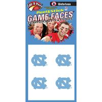  Unc | Carolina Waterless Face Tattoos | Alumni Hall