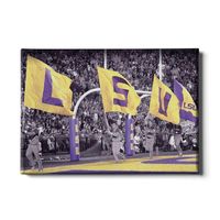  Lsu | Lsu 24x16 Lsu Touchdown Flags Canvas | Alumni Hall