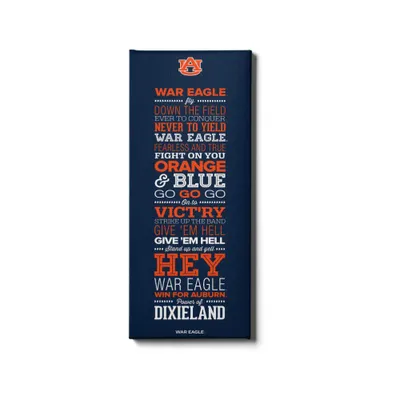  Aub | Auburn 12x32 Auburn War Eagle Canvas | Alumni Hall