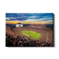  Aub | Auburn 24x16 Sunset Over Jordan- Hare Stadium Canvas | Alumni Hall