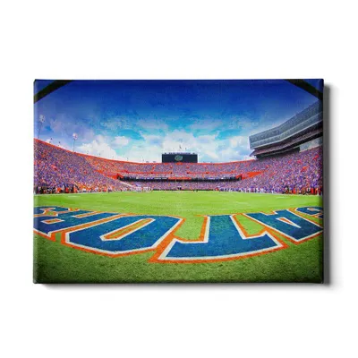  Gators | Florida 24x16 Swamp End Zone Canvas | Alumni Hall