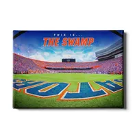  Gators | Florida 24x16 This Is The Swamp End Zone Canvas | Alumni Hall